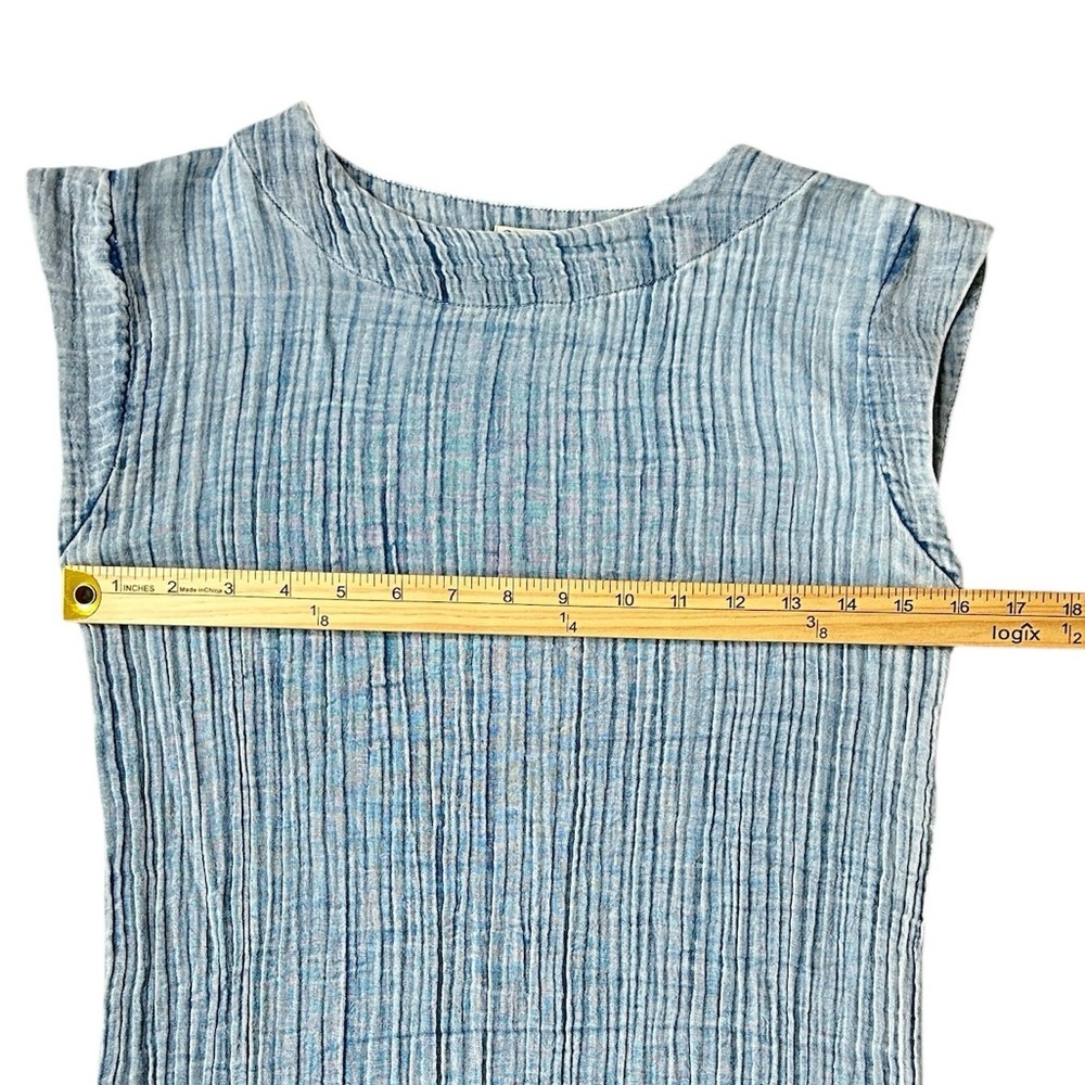 Faherty Dream Cotton Midi Dress Lightweight Coastal Casual Dress XS - Picture 5 of 8